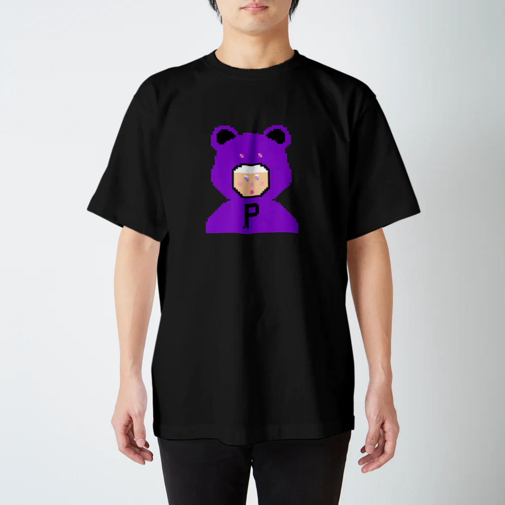 woznftのPurple  Bear/woznft スタンダードTシャツ