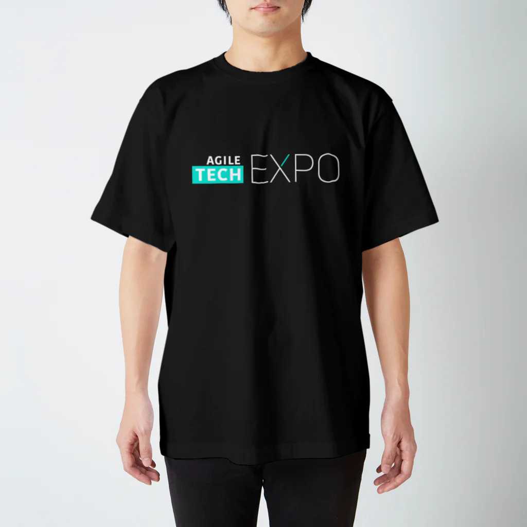 Agile Tech EXPOのロゴTシャツ（黒） Regular Fit T-Shirt