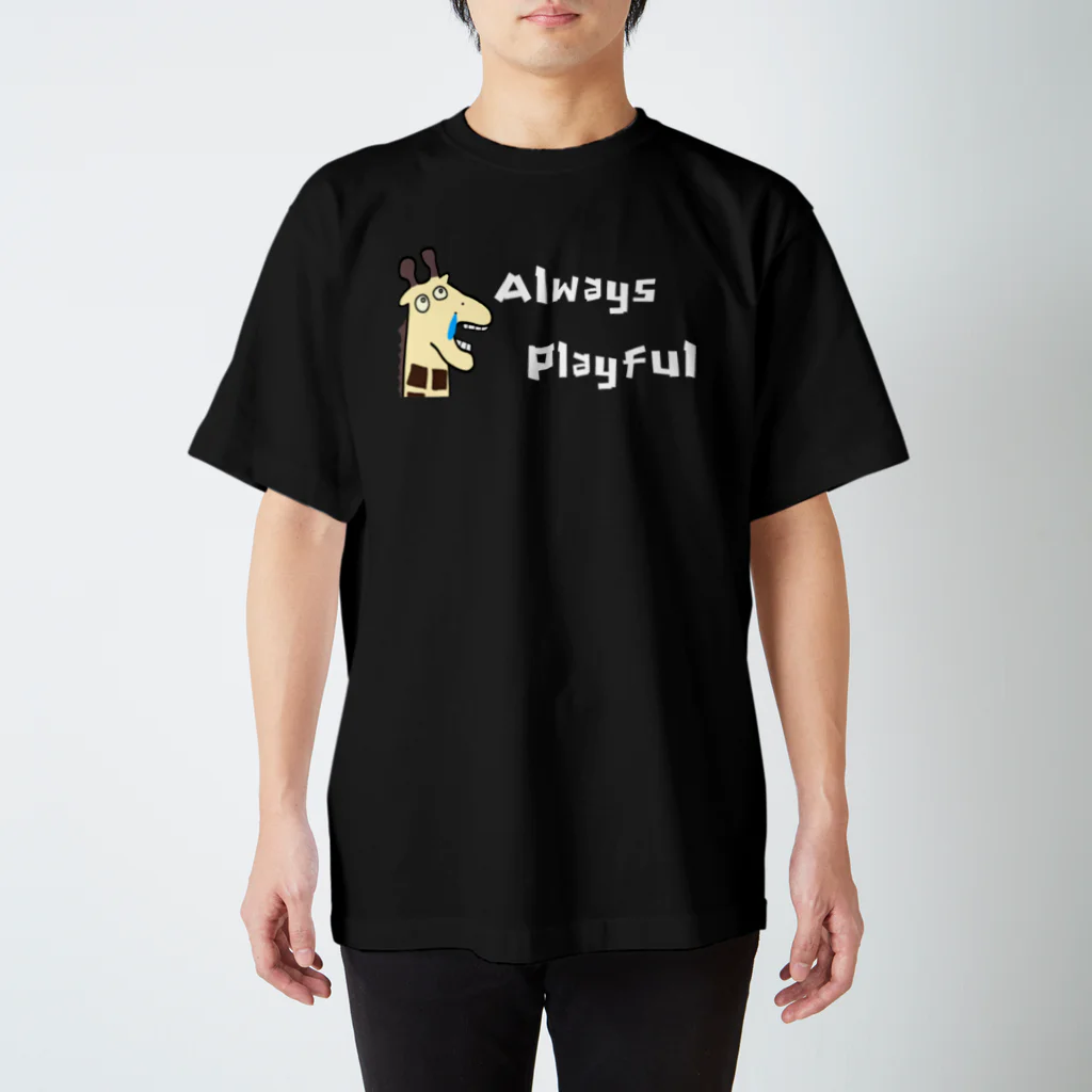 JunjunのAlways playful スタンダードTシャツ