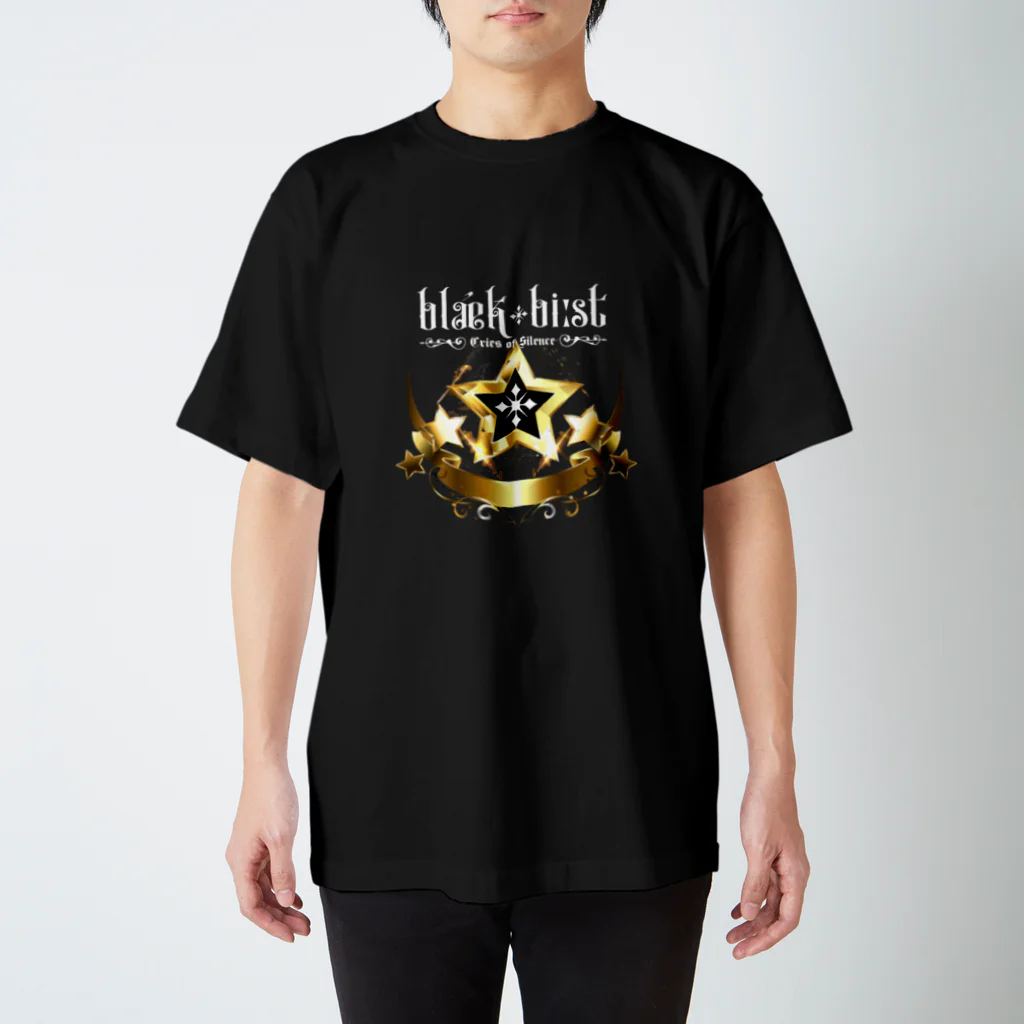 "blˈæk★bíːst"のblackbeast star logo 티셔츠