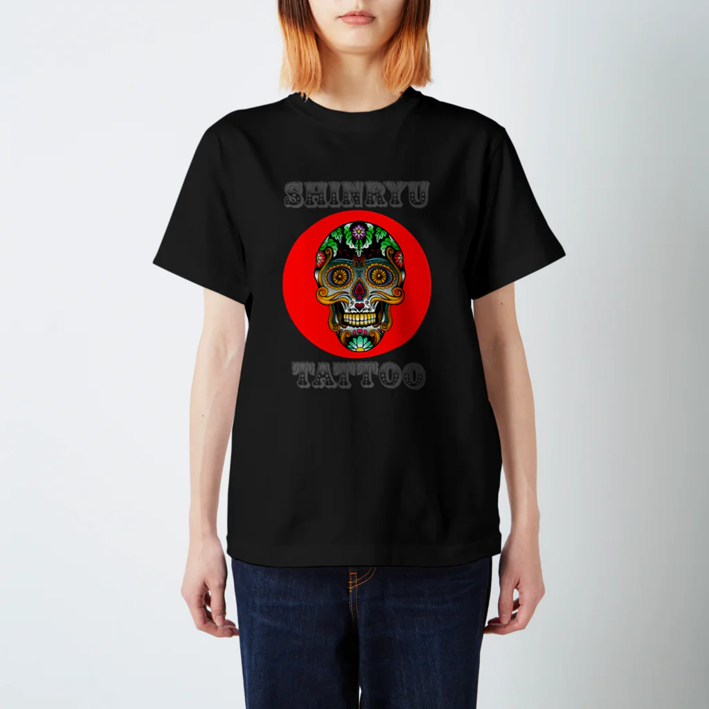 2438 DESIGNのジャパニーズスカル / Japanese skull スタンダードTシャツ