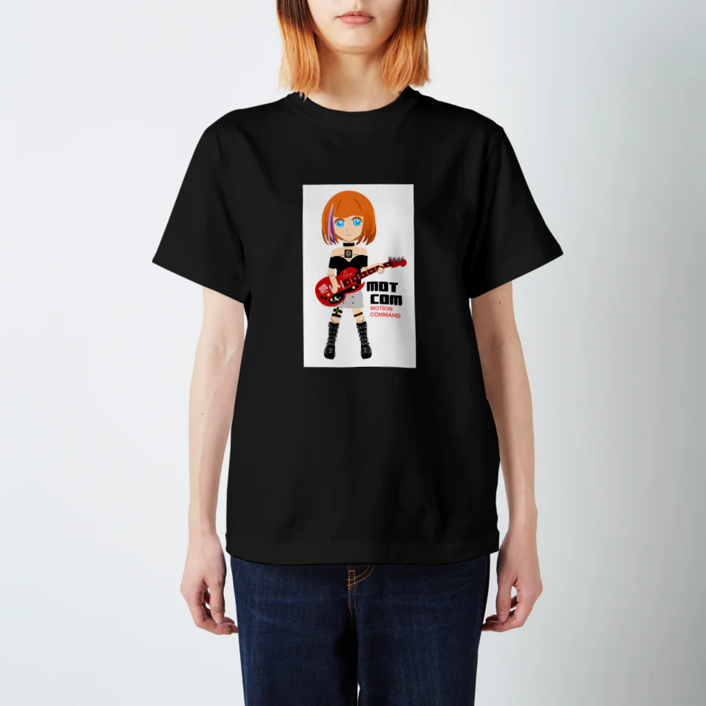 MOTCOM Winkel+の「ギター女子」Guitergirls MOTCOM スタンダードTシャツ