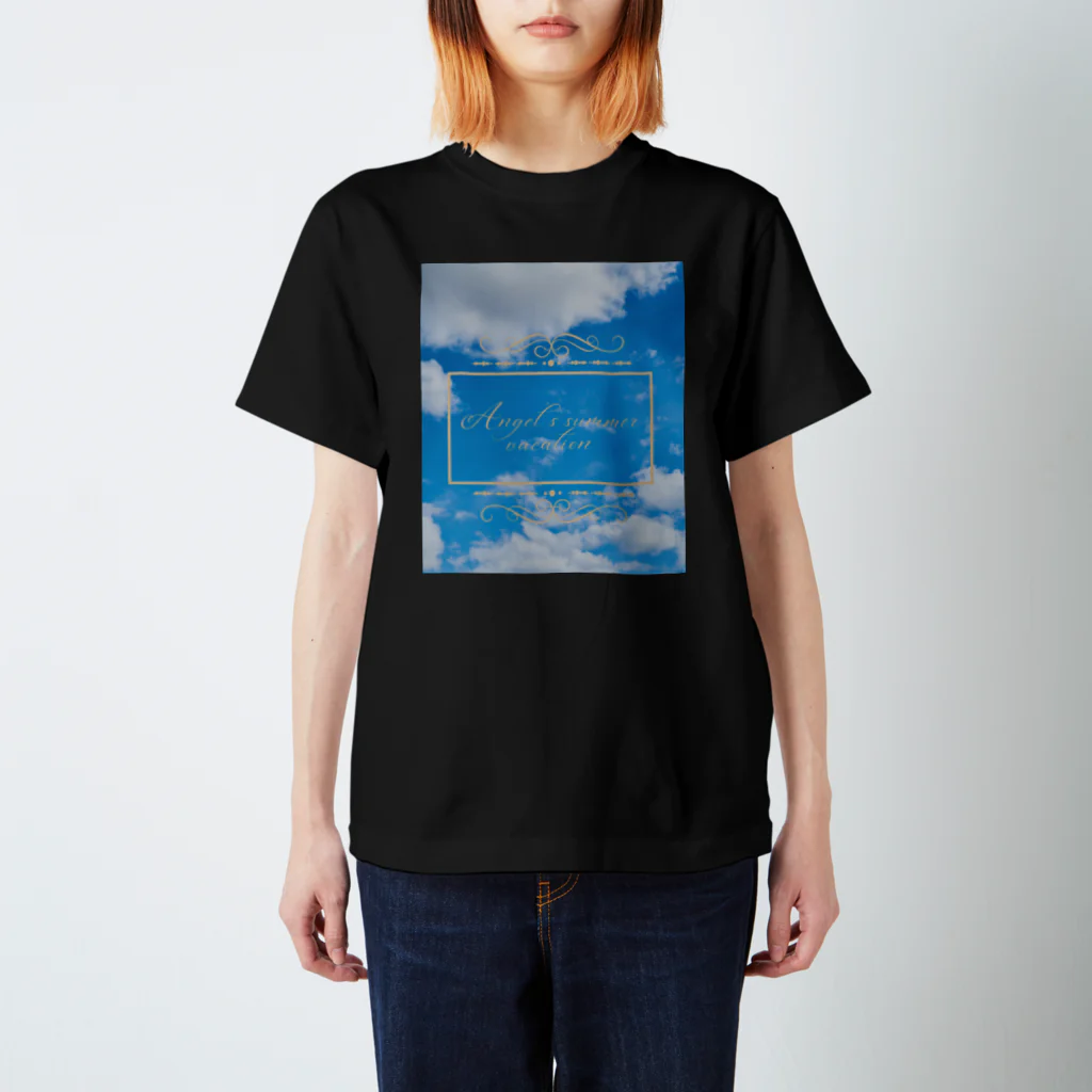 ゆにねこ惑星のପ天使の夏休みଓ青空旅行(濃) Regular Fit T-Shirt