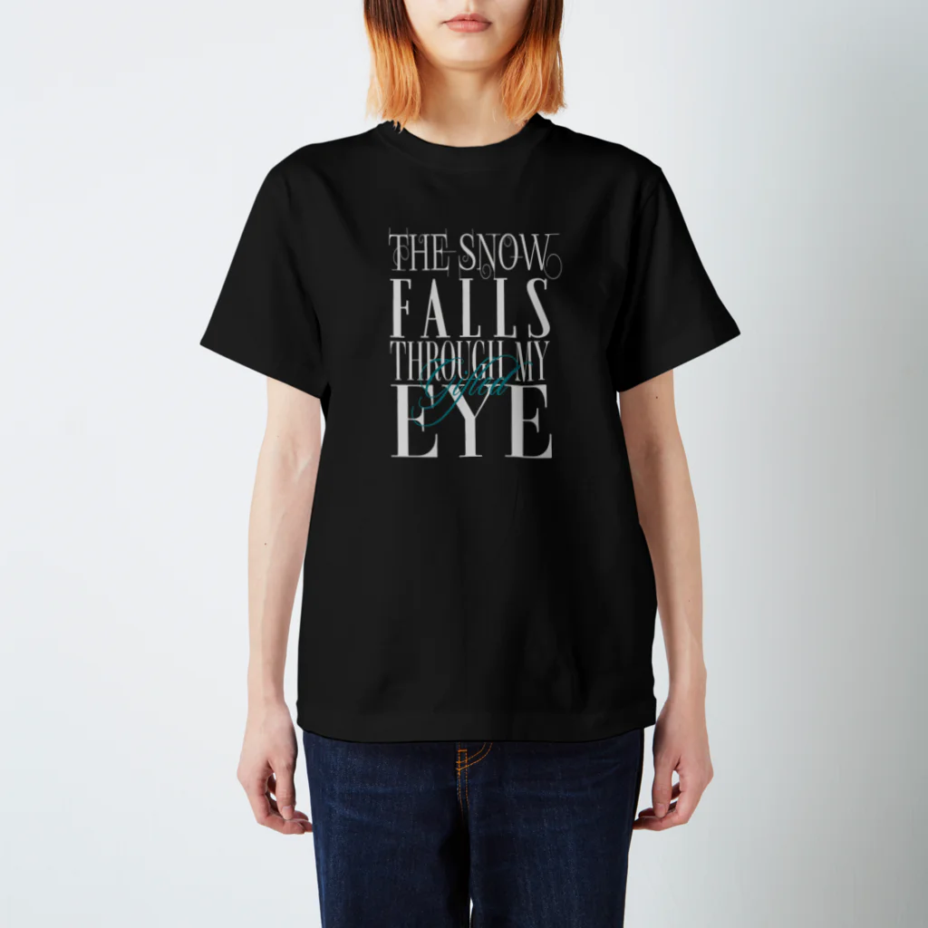 TEDDIESの#T-Shirt THE SNOW FALLS THROUGH MY GIFTED EYE Regular Fit T-Shirt