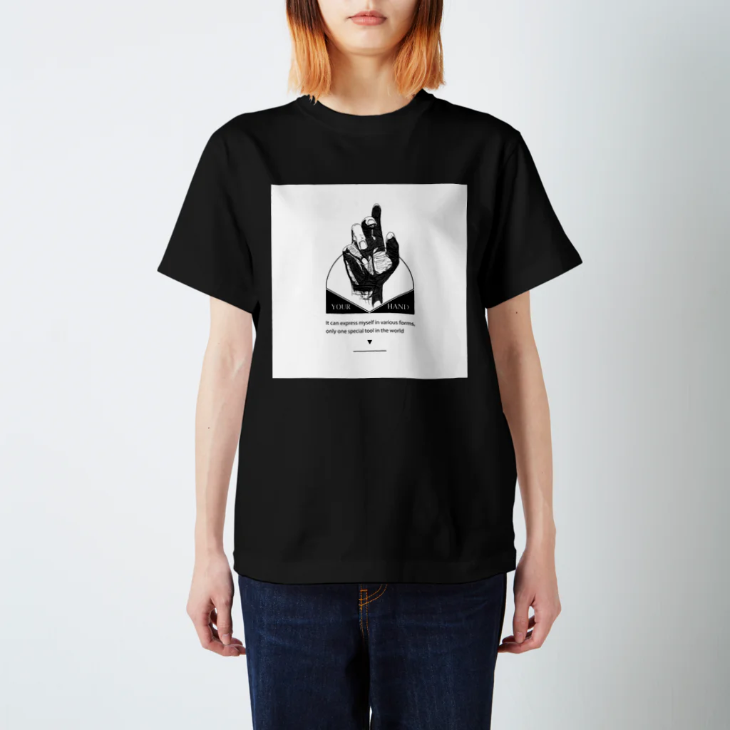 gouterのyour hand スタンダードTシャツ