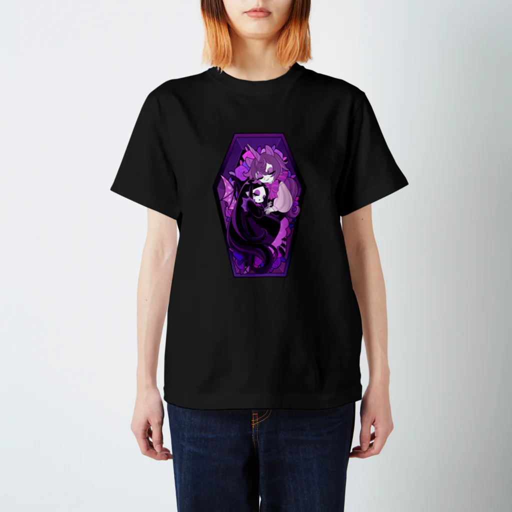 悪天🦄✨のMISERY and GREGOR in coffin スタンダードTシャツ