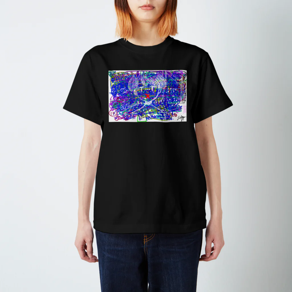 Lalo-JPN Twitchの「Love.」Ver.1 / "Vestiges of Streaming" Art. スタンダードTシャツ