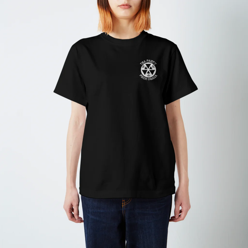 TEA PARTY Dance ShopのTEA PARTY バックプリントTシャツ Black スタンダードTシャツ