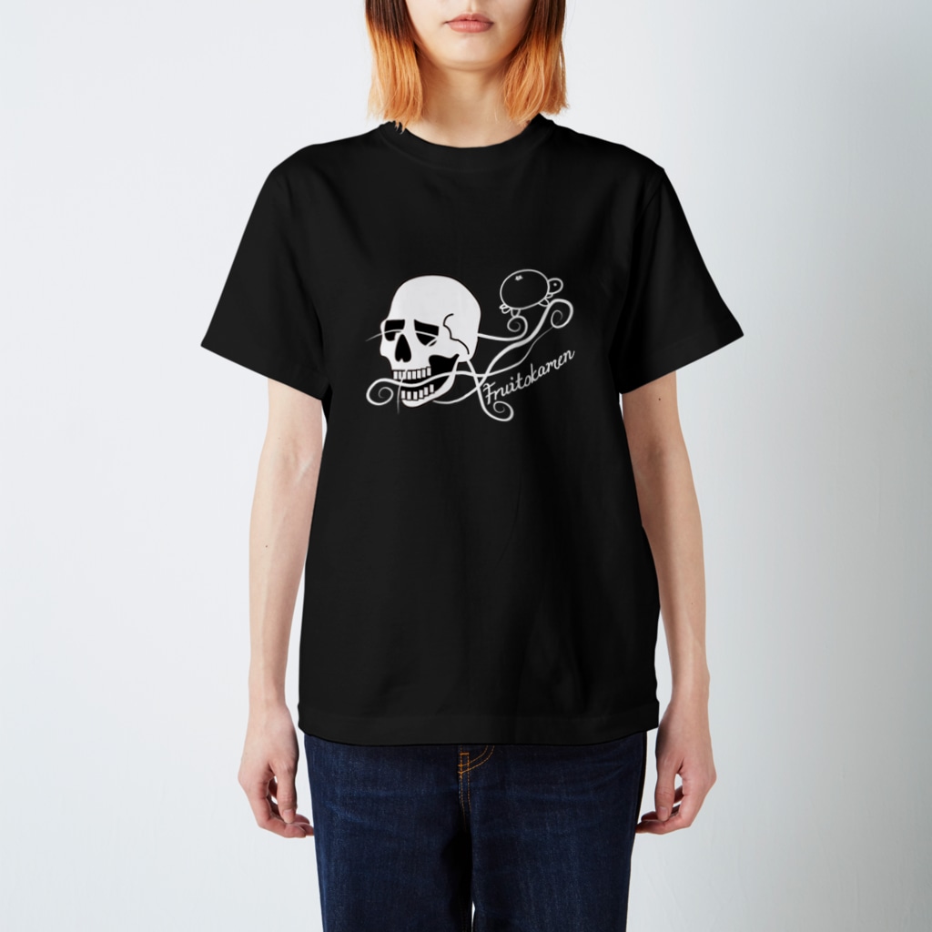 かるなぼっくすのドクロとミカンかめン01 Regular Fit T-Shirt