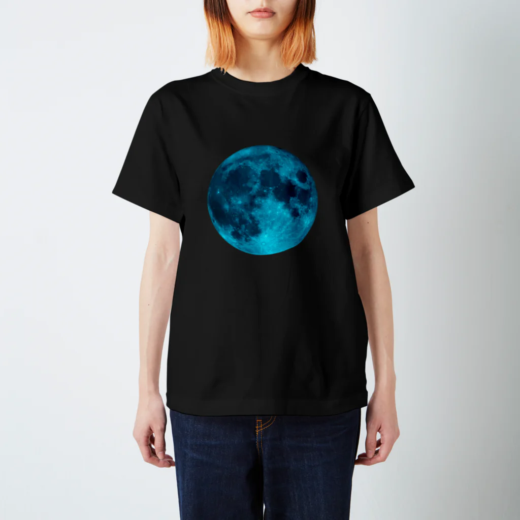 高野寛のSUZURIのBlue Moon スタンダードTシャツ