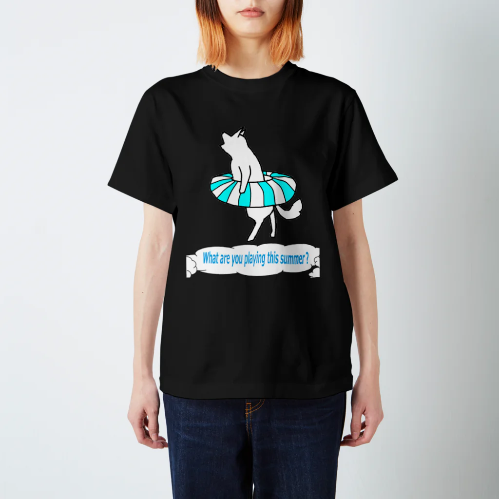 いっぷく処 てんてんのこの夏、何して遊ぶ？(浮き輪) Regular Fit T-Shirt