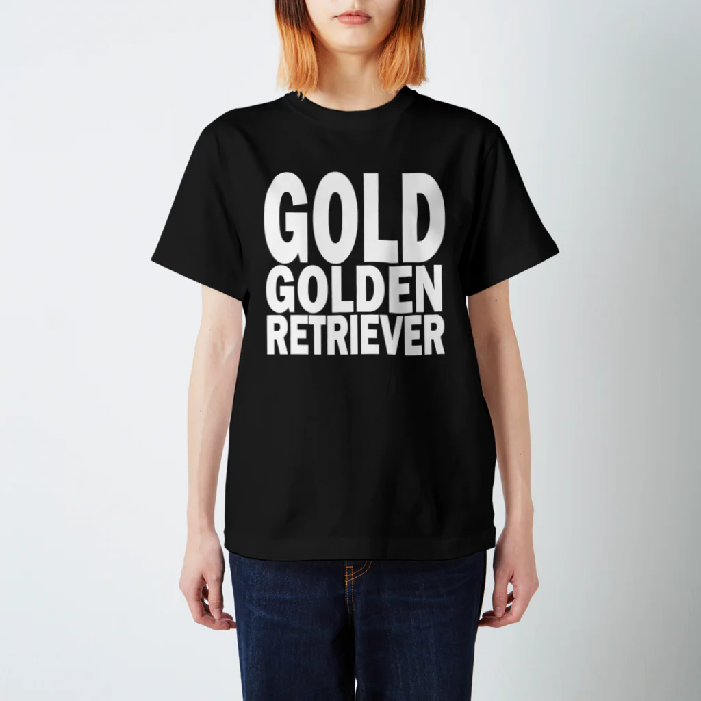 JEWEL's FARMのGOLDEN RETRIEVER（W） スタンダードTシャツ