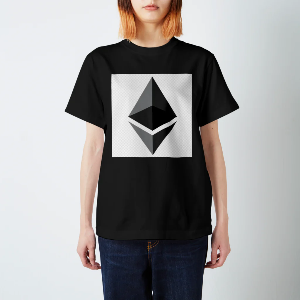 暗号資産と食べ物の仮想通貨　Ethereum（イーサリアム） スタンダードTシャツ