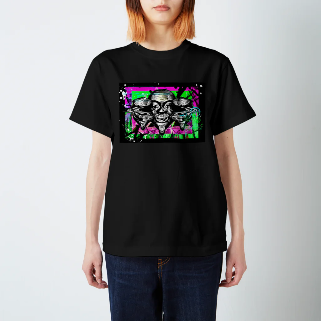 GACHA the matrixのauthentic T-shirt (Designed by かずたろう) Regular Fit T-Shirt