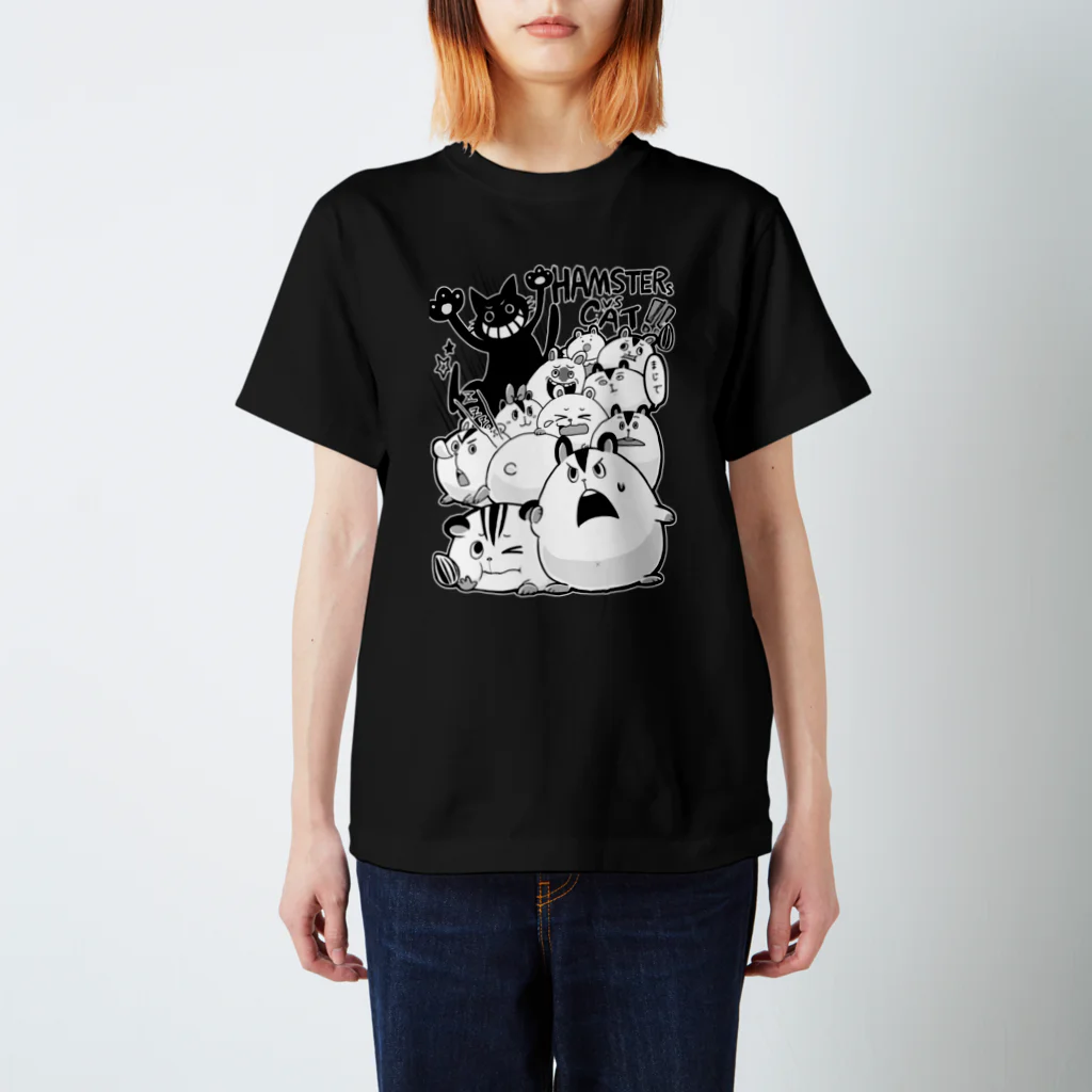 ぎょんです。のハムスターvsねこ Regular Fit T-Shirt