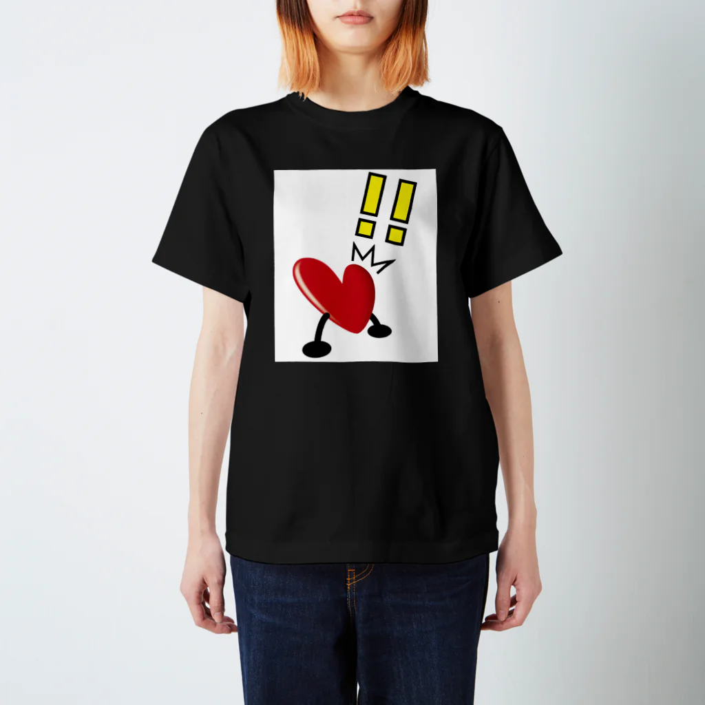 T.RAYのおどろくハート スタンダードTシャツ