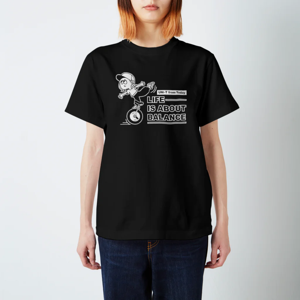 UNi-TのUNi-T[LIFE IS ABOUT BALANCE] スタンダードTシャツ