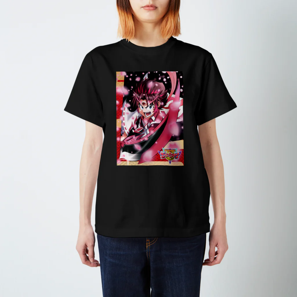 柳谷学(ヤナギヤマナブ)@まなぶーのセルガイアTシャツ「開眼っつ‼️」(黒) Regular Fit T-Shirt