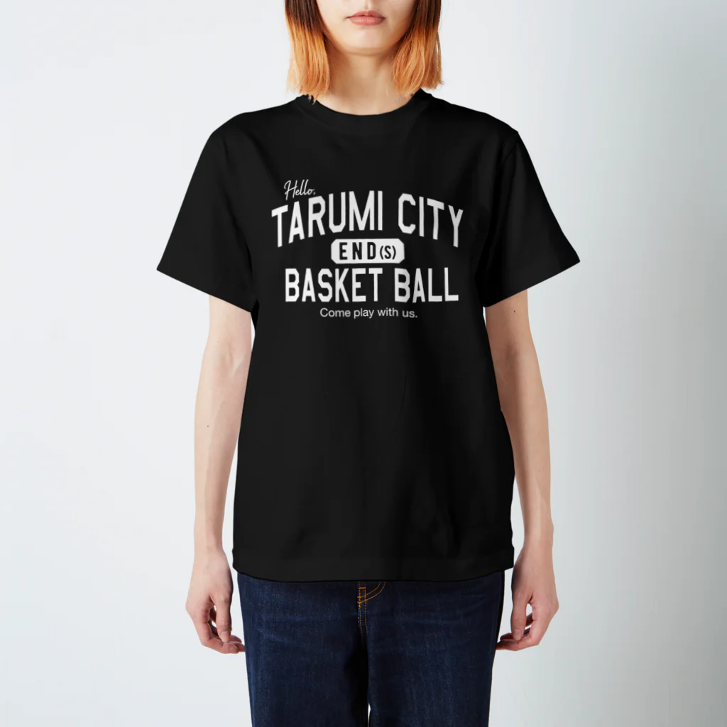 Vertrek 中の人のTARUMI CITY / BK Regular Fit T-Shirt