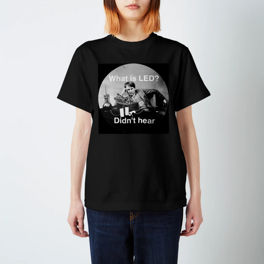 onechan1977のエジソンとLEDグッズ スタンダードTシャツ