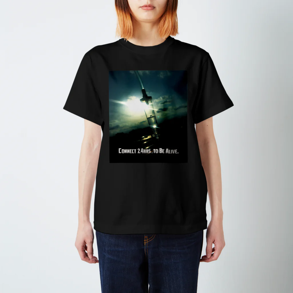 KUBITOのKUBITO【Connect 24hrs, To Be Alive.】 スタンダードTシャツ