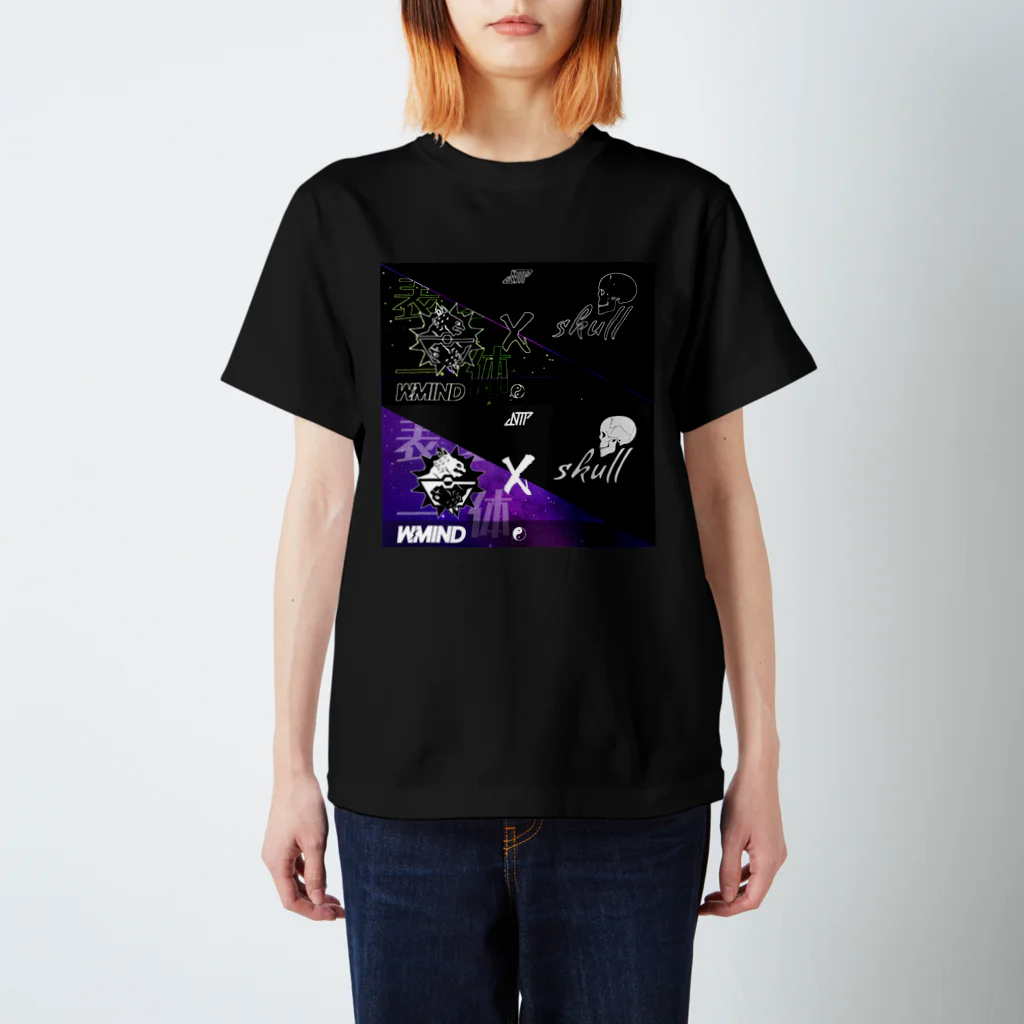 W-MINDの【W-MIND×SKULL】コラボTシャツB スタンダードTシャツ