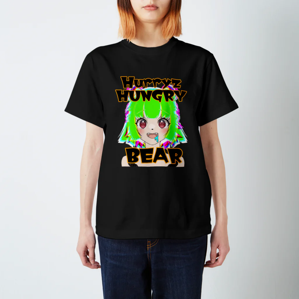 Hurryz HUNGRY BEARのHurryz HUNGRY BEARギャル☆ Regular Fit T-Shirt