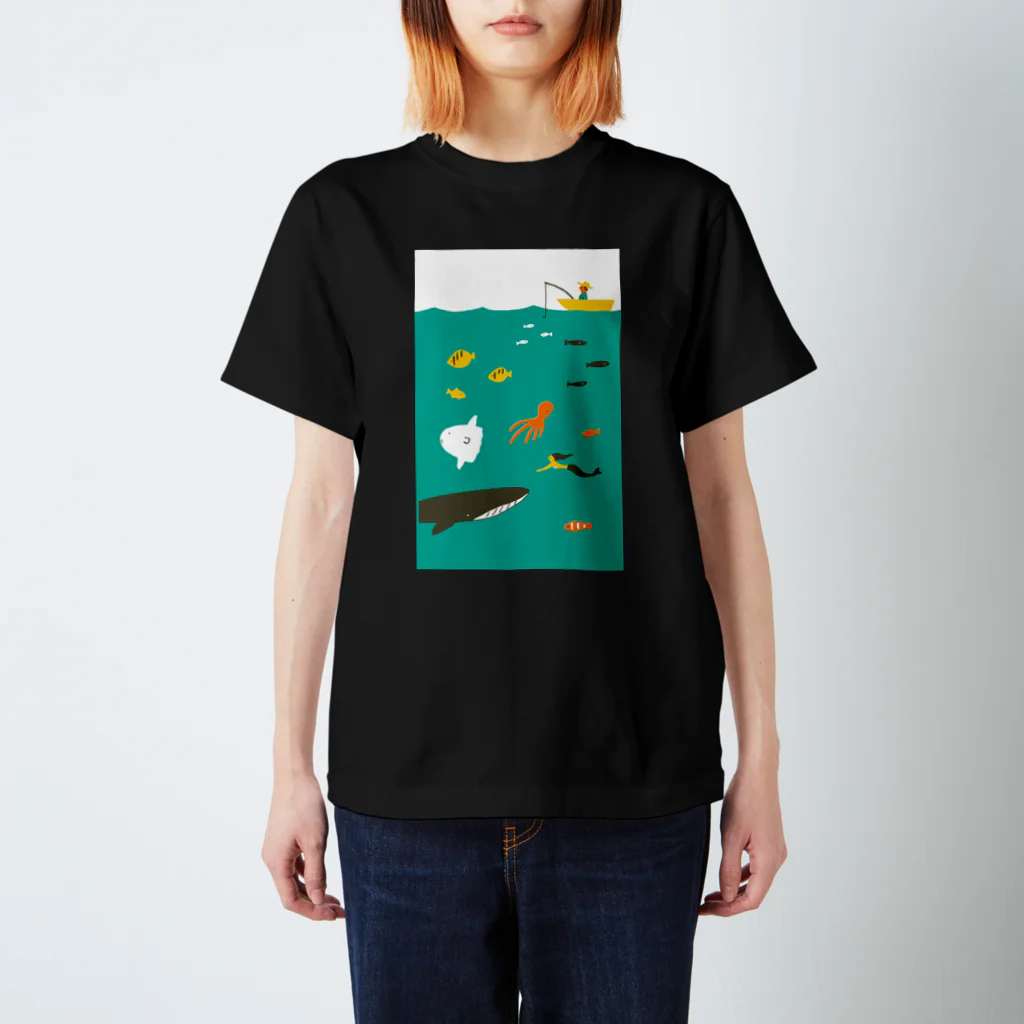 tek_toysの海 Regular Fit T-Shirt