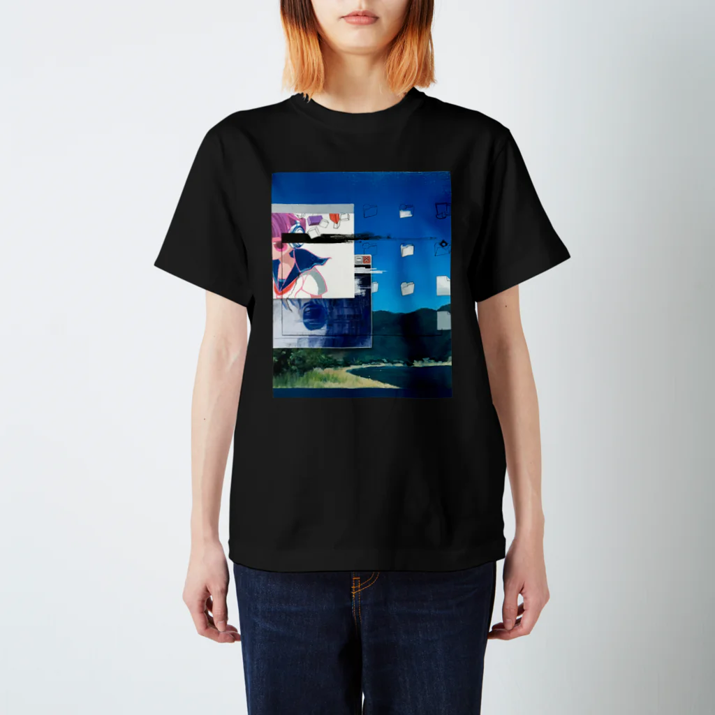 サワダモコ Moco SawadaのOn The Desktop スタンダードTシャツ