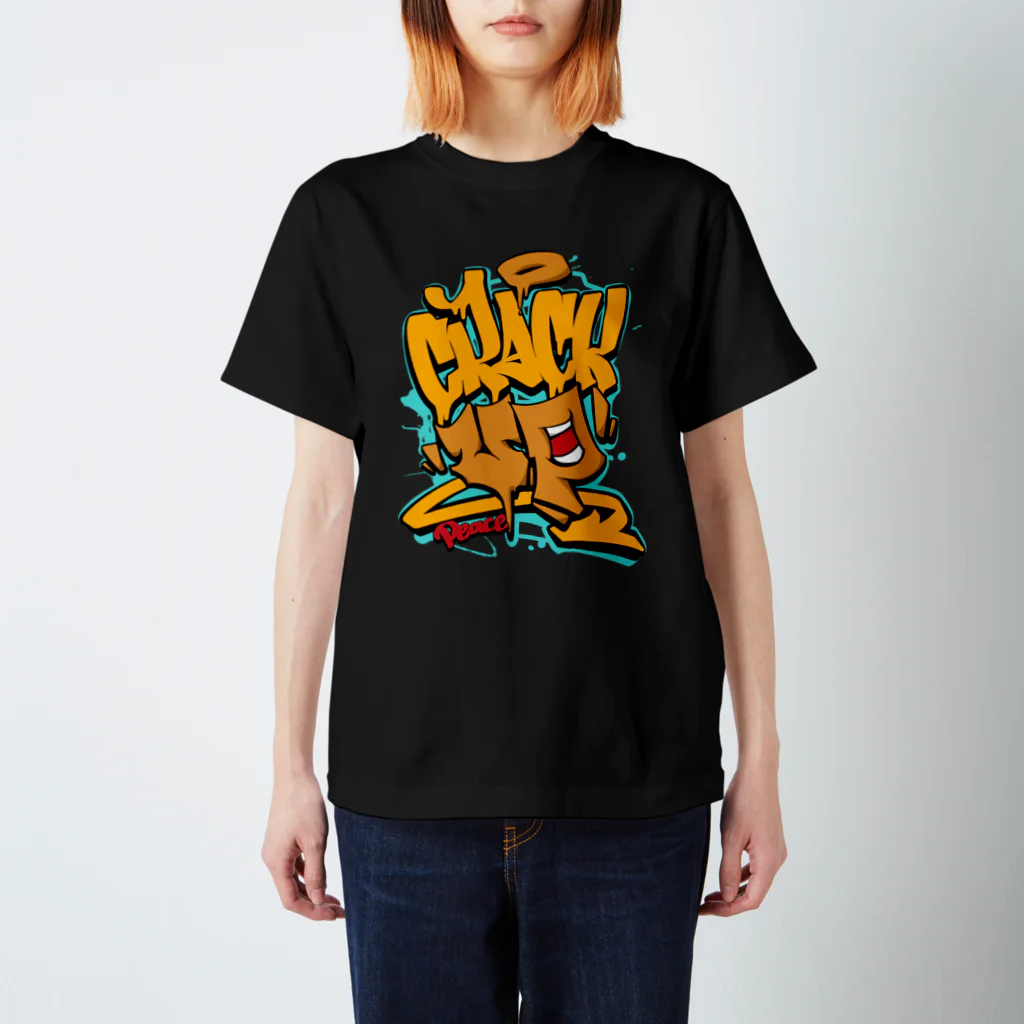 CUE8_shop_dayoのCrack UP!! スタンダードTシャツ