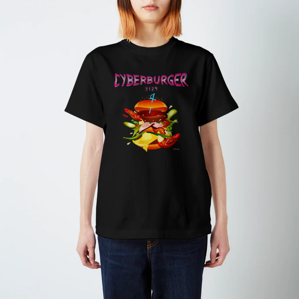 ラスティの無重力ショップのcyber burger 3129 スタンダードTシャツ