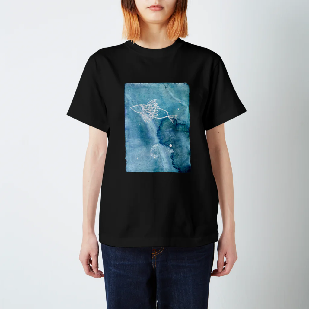 guruguのEbru　手すき紙　サカナ Regular Fit T-Shirt