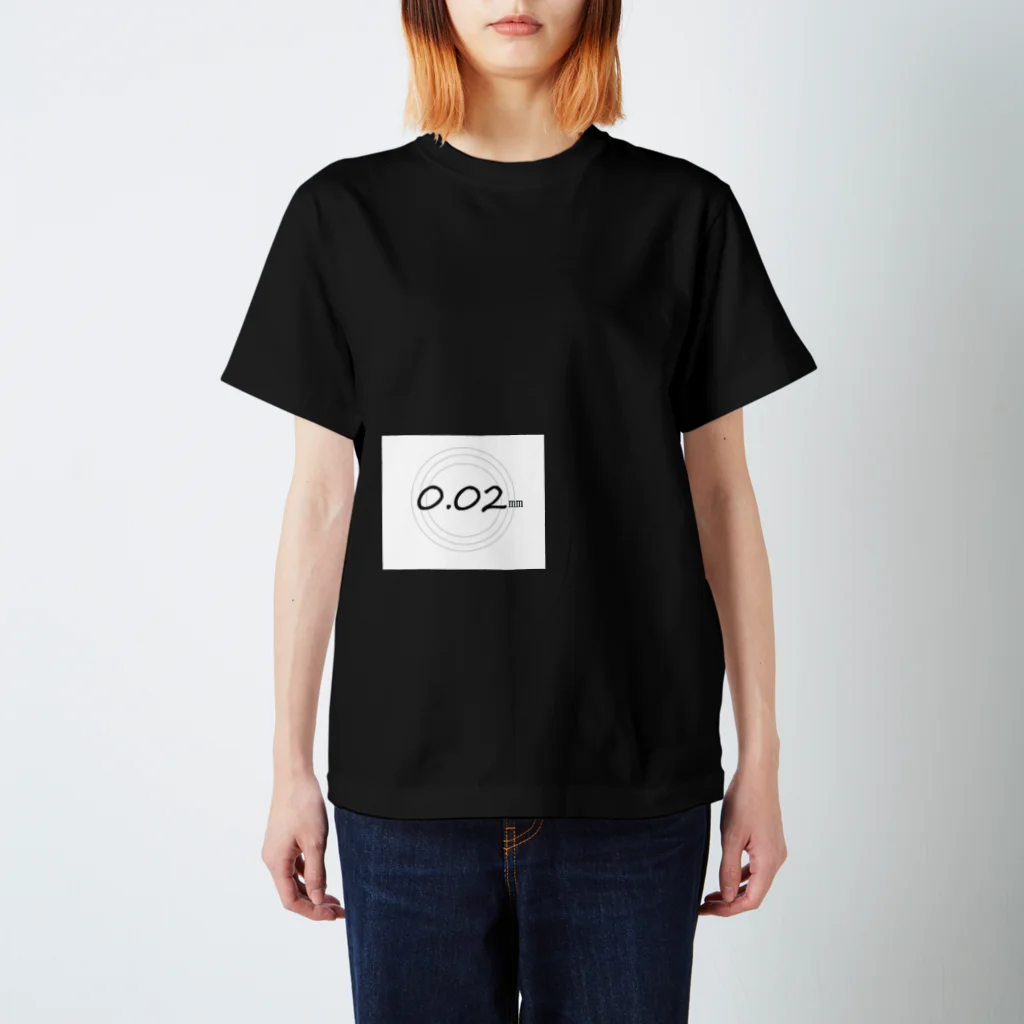 0.02mmの0.02 スタンダードTシャツ