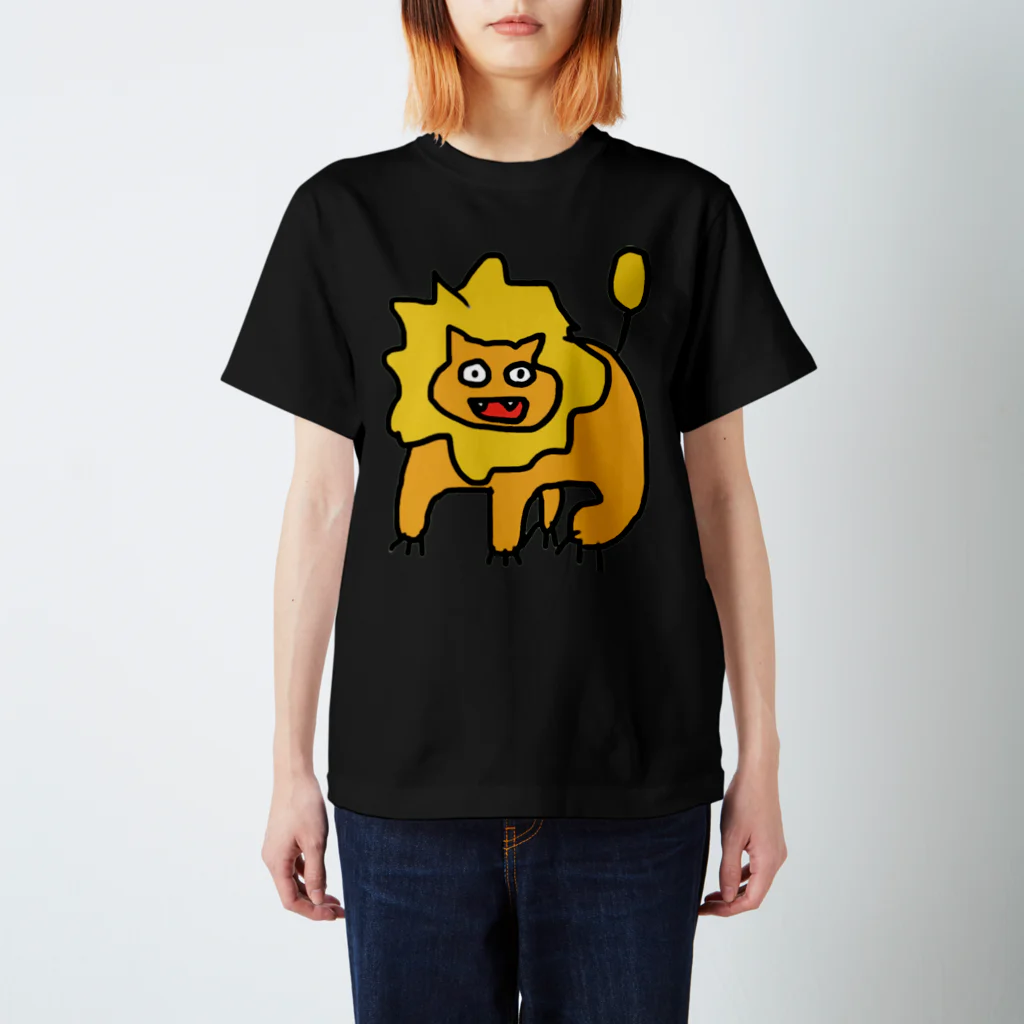 きつねこプロジェクトのらいおん透明 スタンダードTシャツ