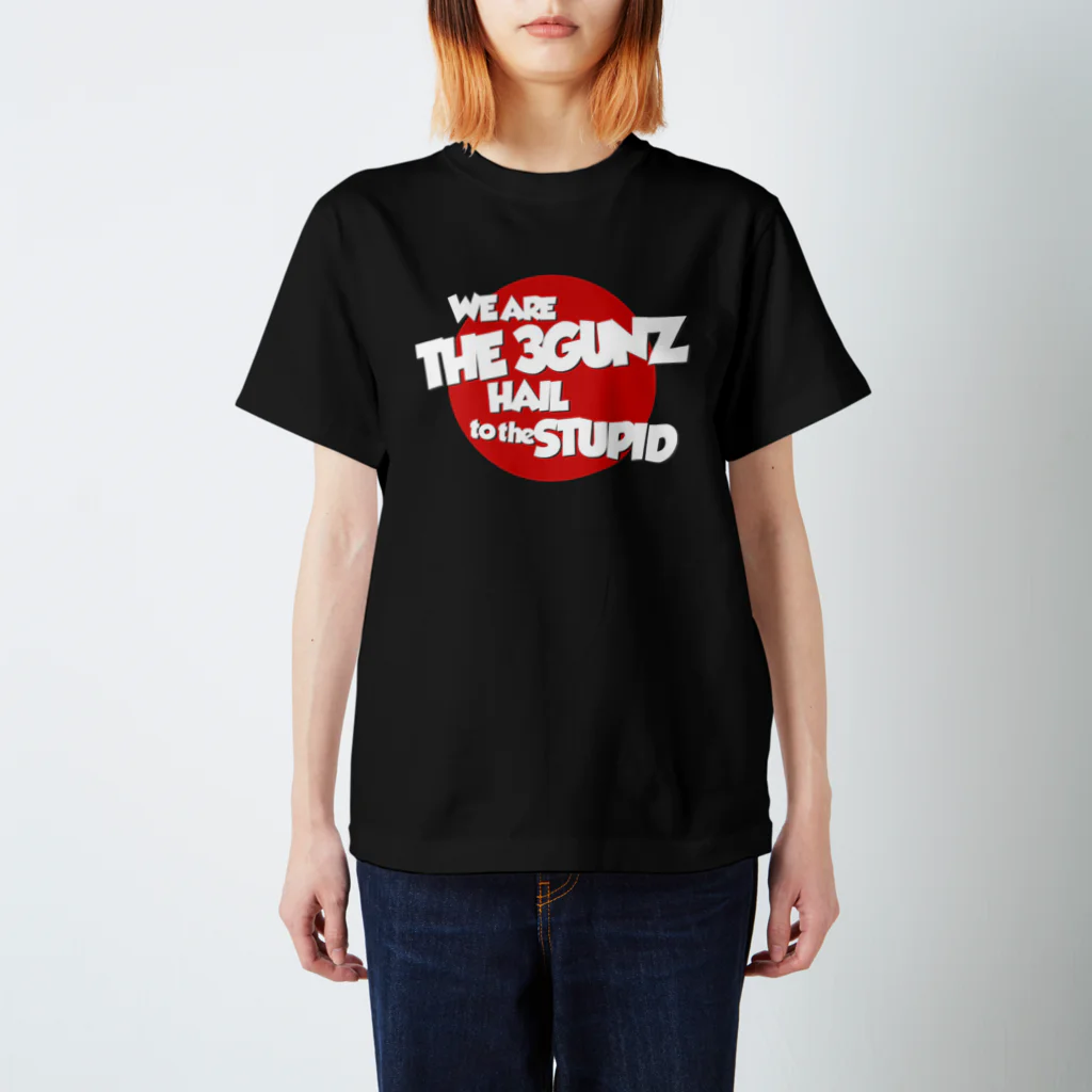 BlackRedCheeZのThe3Gunz／HAIL to the STUPID Regular Fit T-Shirt