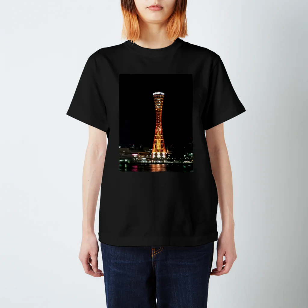 SHOP BAIHE_MOCHIの神戸ポートタワー スタンダードTシャツ