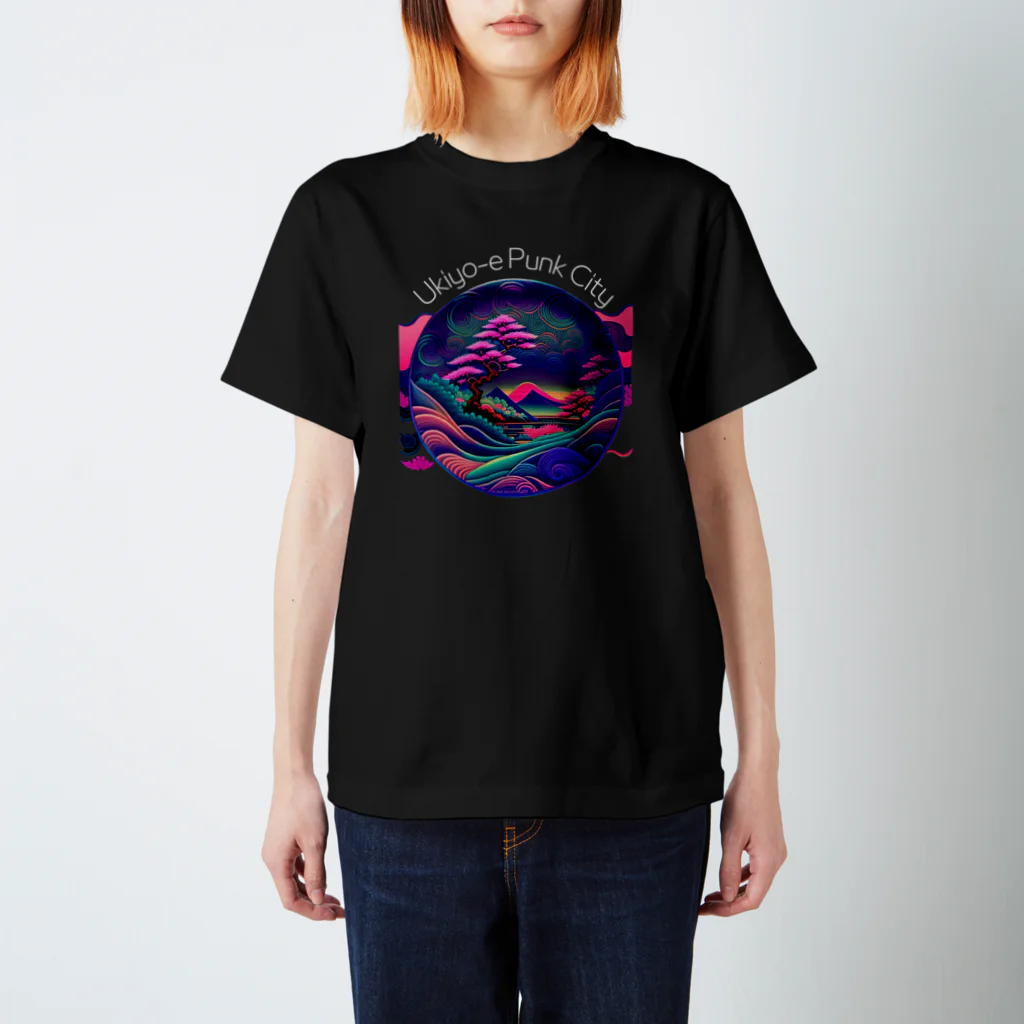 マッケンデジタルワールドの【lofiアート】浮世絵パンクシティ Regular Fit T-Shirt