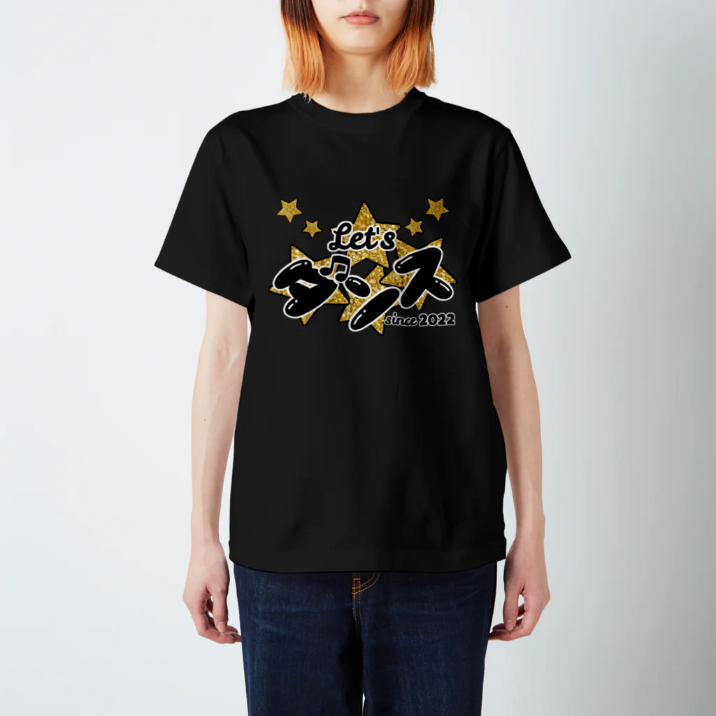 Wands Shop Yuppiii(ワンズショップ　ゆっぴー)の【濃い色T】レッツダンスオリジナル Regular Fit T-Shirt