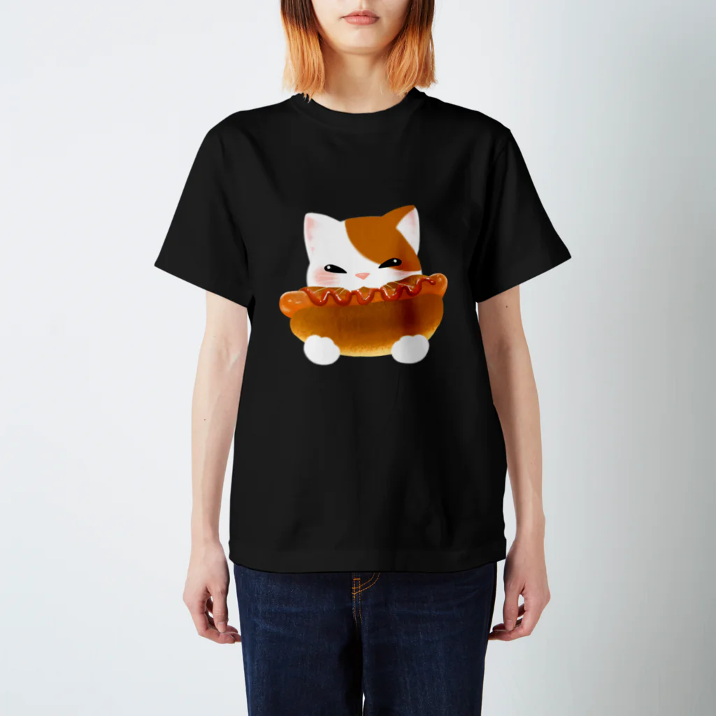 ネコのひたいのもりもり食べるにゃん！！ Regular Fit T-Shirt