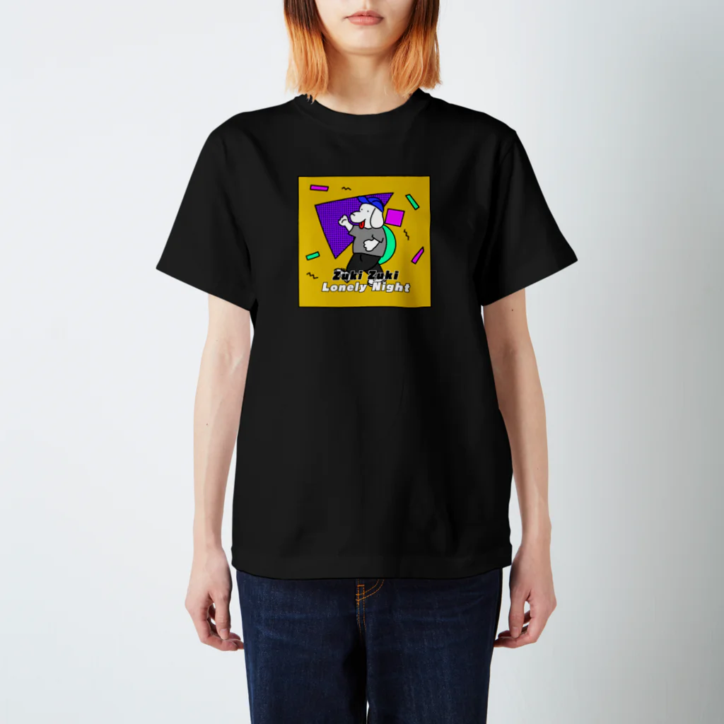 NaokicksのZuki Zuki Lonely Night Regular Fit T-Shirt