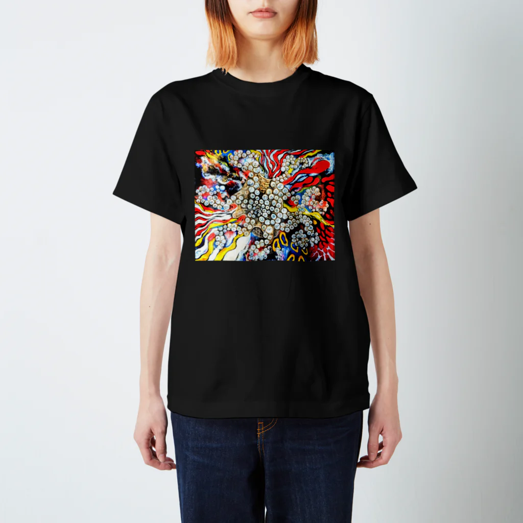 Kraken's potの彩力〈flare〉(T-shirt) スタンダードTシャツ