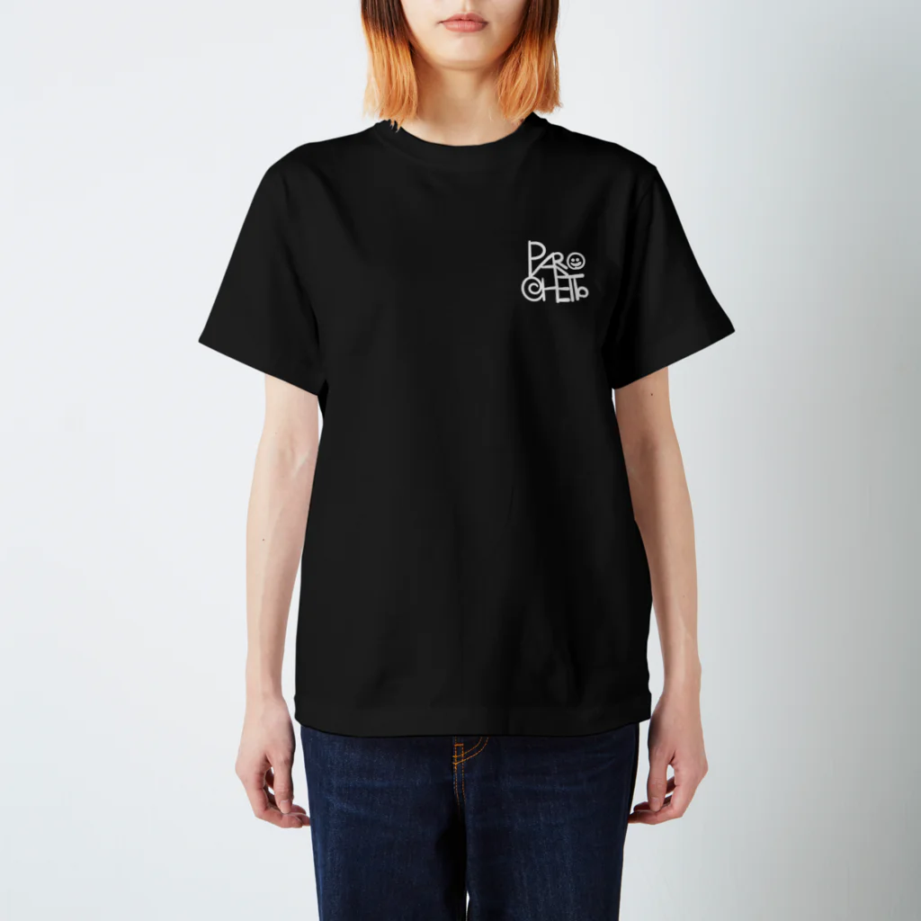 Parrocchet(パロケット)のracer BLACK Regular Fit T-Shirt