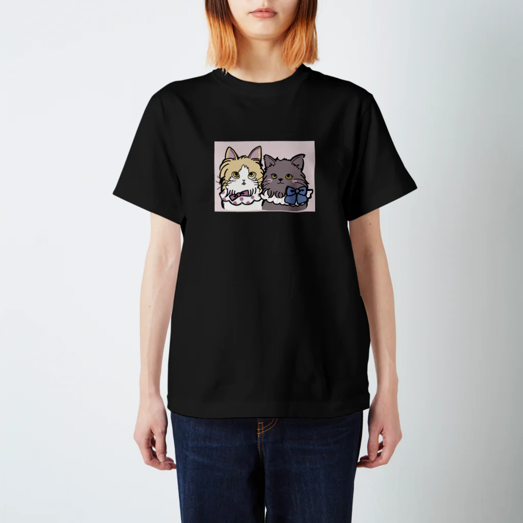 猫のきぬくんのお店のてへぺろ スタンダードTシャツ