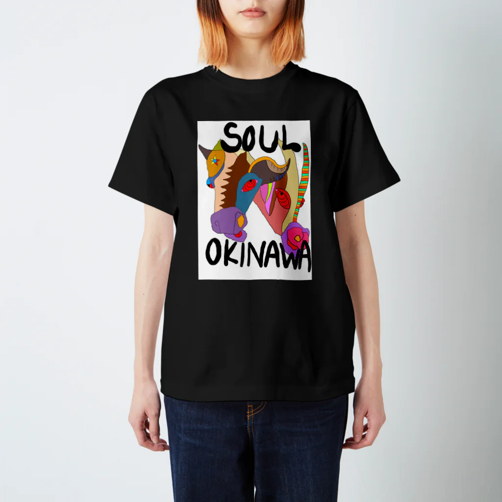 okimushiのSOUL OKINAWA スタンダードTシャツ