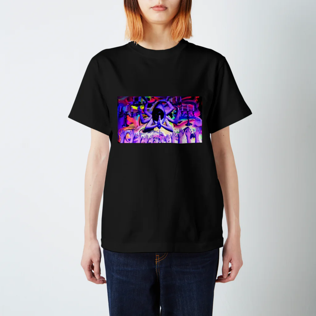 表現moshikuwaの祈りⅠ 阿修羅 スタンダードTシャツ