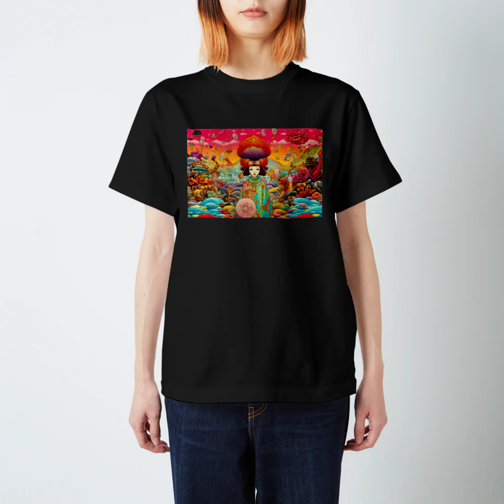 AliceDesignLab.のJAPAN Girl Regular Fit T-Shirt