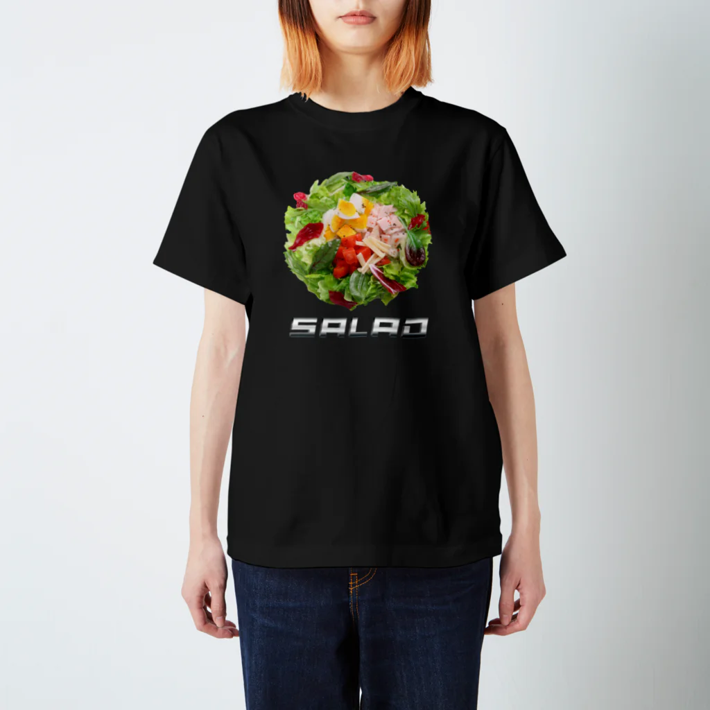 YOLKのサラダ（メタル文字） Regular Fit T-Shirt