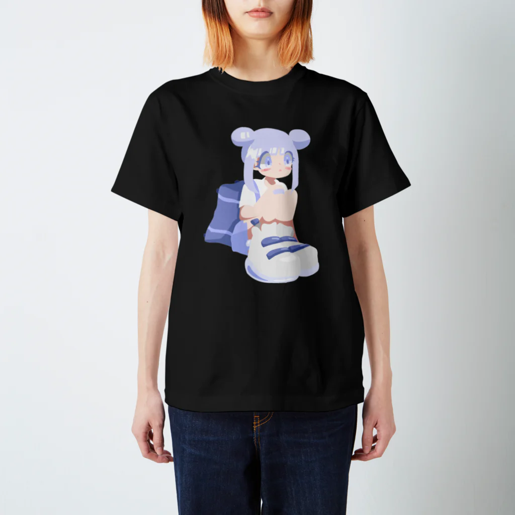 mayoi-chanのキョトン顔JK mayoichan カラーのみ スタンダードTシャツ