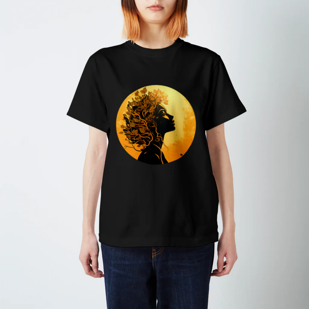 Cuddle with natureのMoon&Nature スタンダードTシャツ