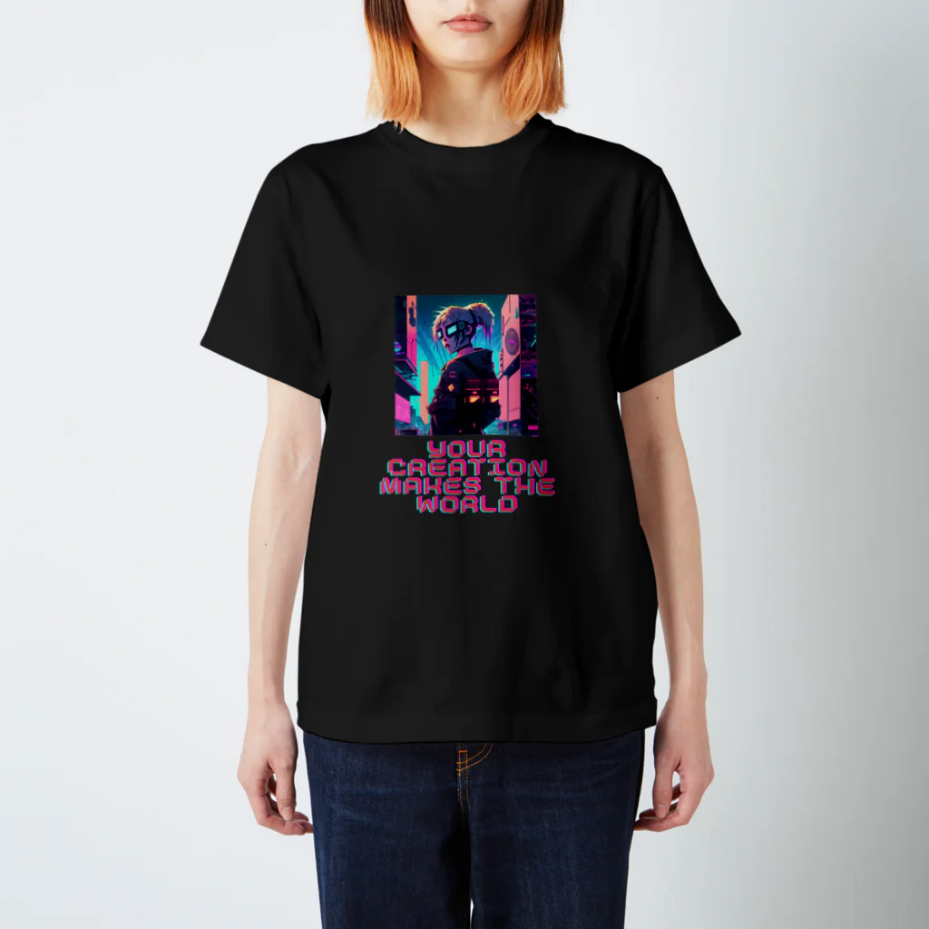 KOZO suzuri shopのYour creation makes the world スタンダードTシャツ